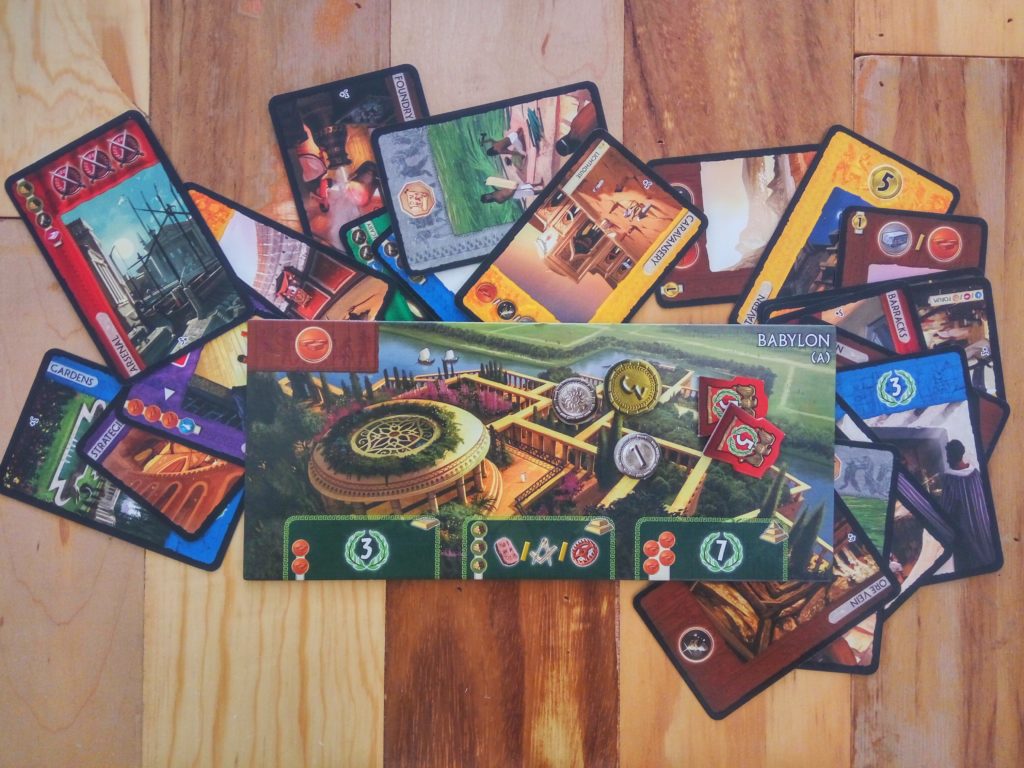 Tablero de maravilla en 7 Wonders