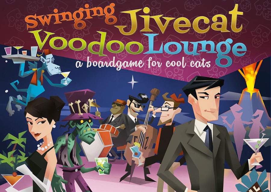 Swinging Jivecat Vodoo Lounge, con arte de Sergi Marcet