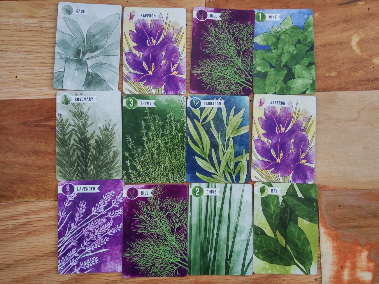 Herbaceous Cards