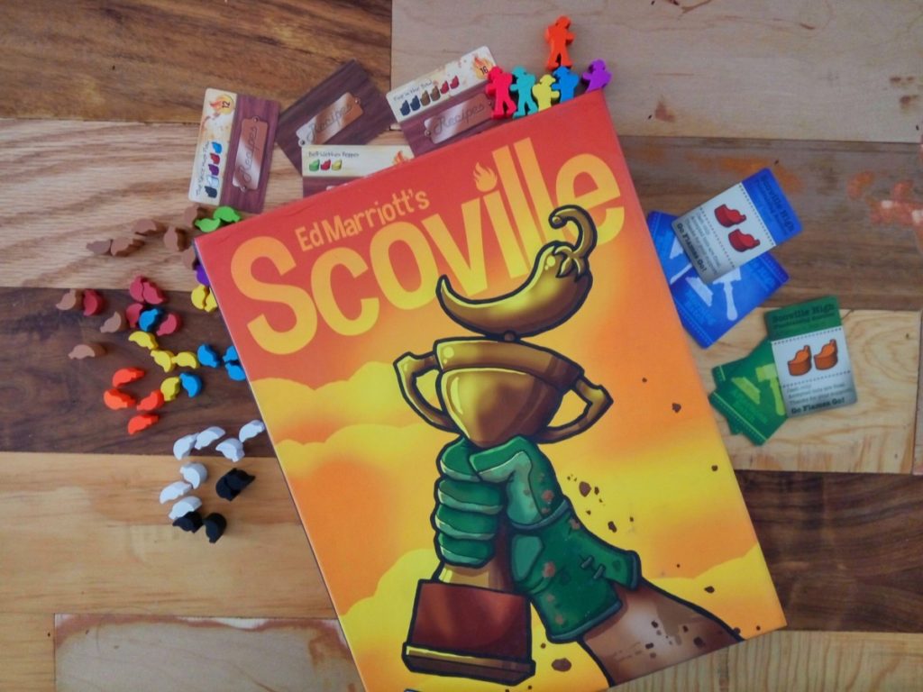 Scoville, caja y componentes